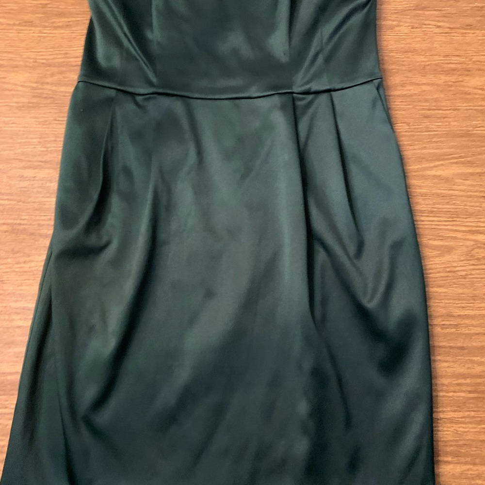 Express Design Studio Spaghetti Strap Dark Green … - image 3
